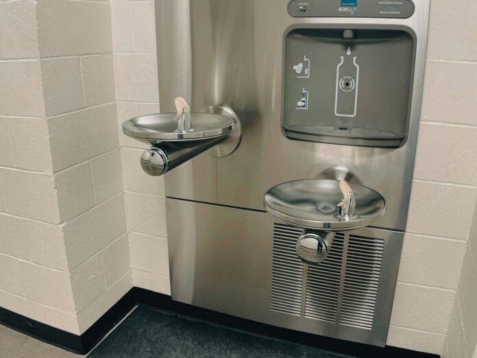 a stainless steel sink